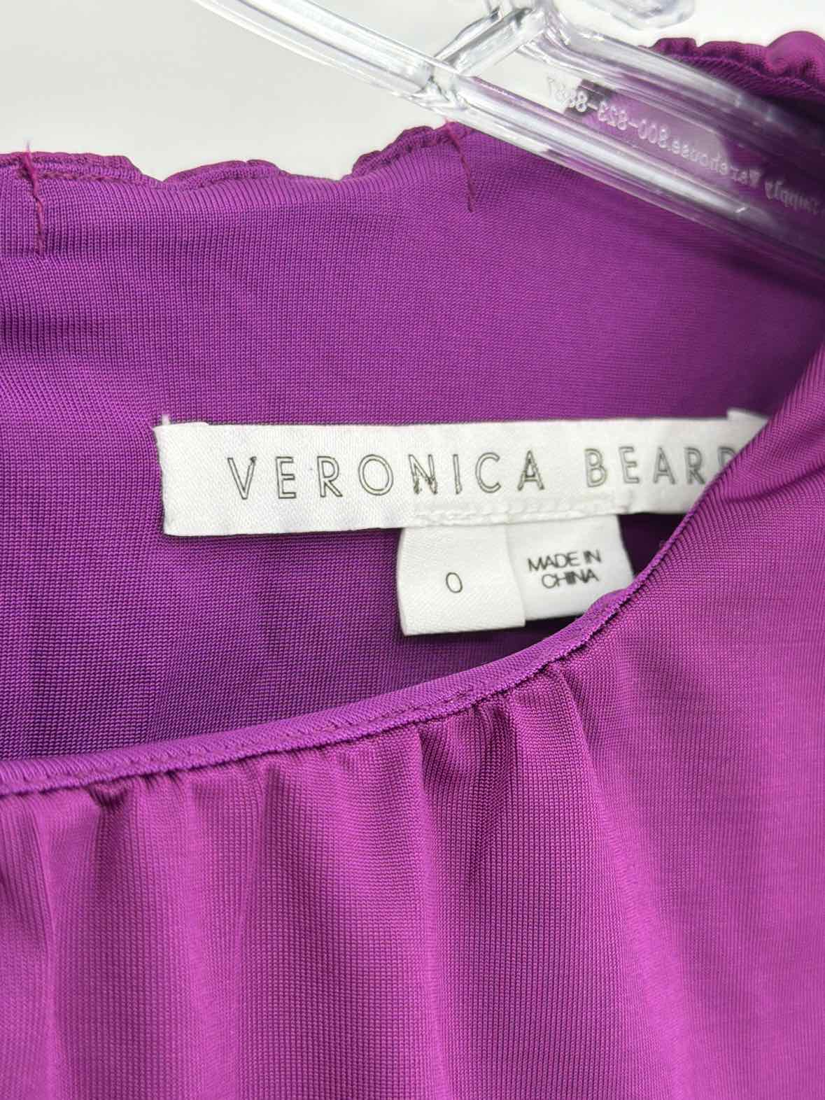Pre-Owned Veronica Beard Purple Size 0 Short Sleeveless Dress | True Fashionistas.