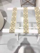 Scheibe White Wood Luggage Rack | True Fashionistas.