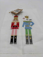 White Christmas Nutcracker Embroidered Towel | True Fashionistas.