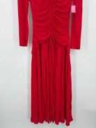 Pre-Owned Farm Rio Red Size Small Long Long Sleeve Dress | True Fashionistas.