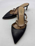 Pre-Owned Valentino Black Size 36 Rockstud Mule Heels | True Fashionistas.