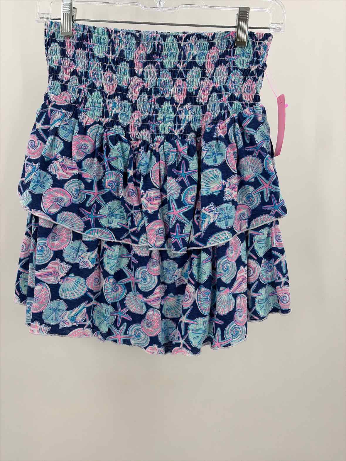 Simply Southern Navy Size Small Seashell Knee-Length Pull On Skirt | True Fashionistas.