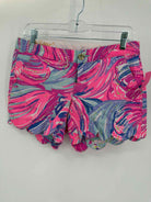 Pre-Owned Lilly Pulitzer Pink Size 0 Buttercup Printed Shorts | True Fashionistas.