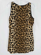 Pre-Owned Zara Brown Size Large Leopard Short Sleeveless Dress | True Fashionistas.