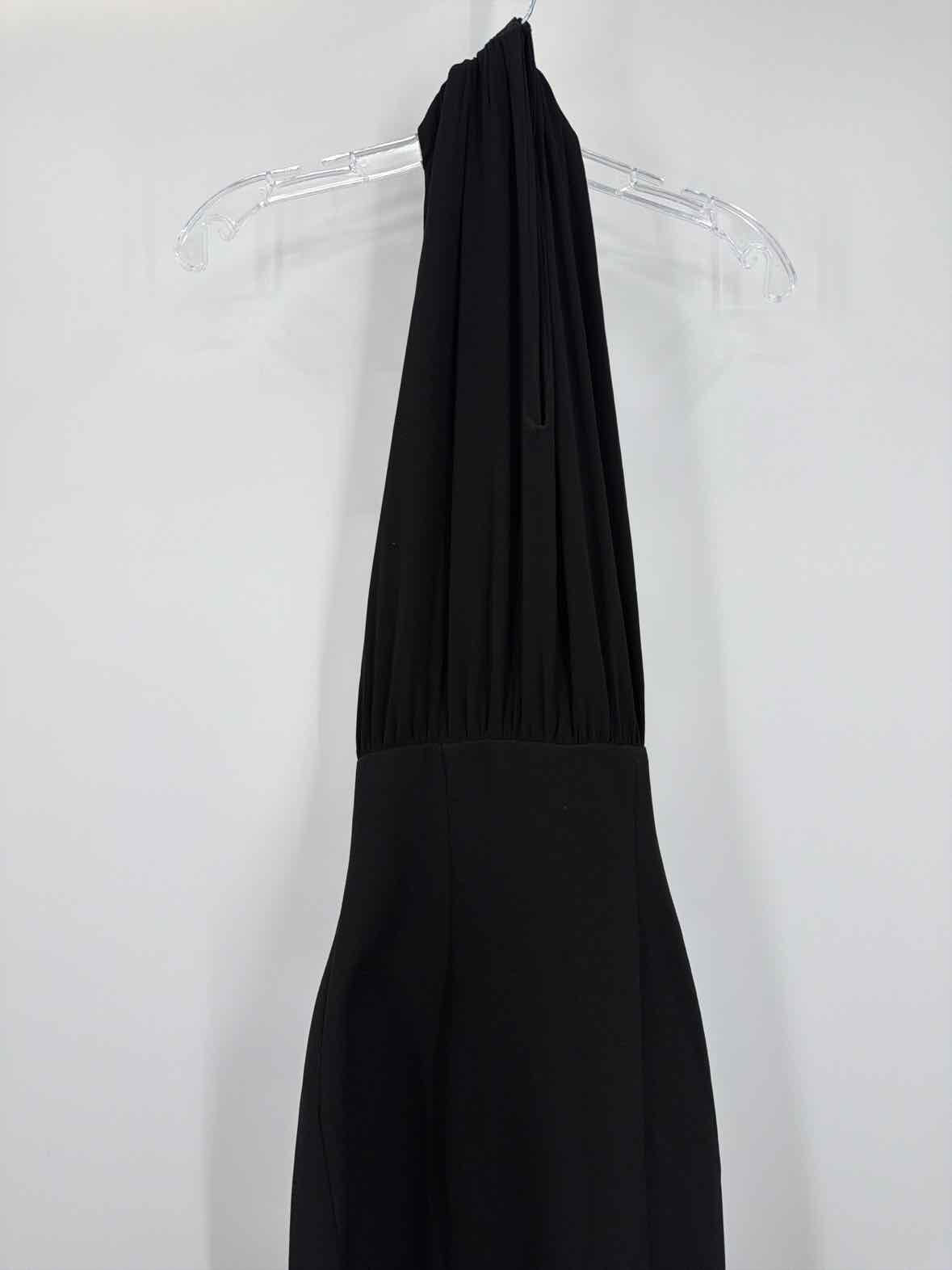 Pre-Owned Misha Black Size XS Cocktail Midi Sleeveless Dress | True Fashionistas.