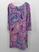 Lilly Pulitzer Pink Size Large Short Long Sleeve Dress | True Fashionistas.