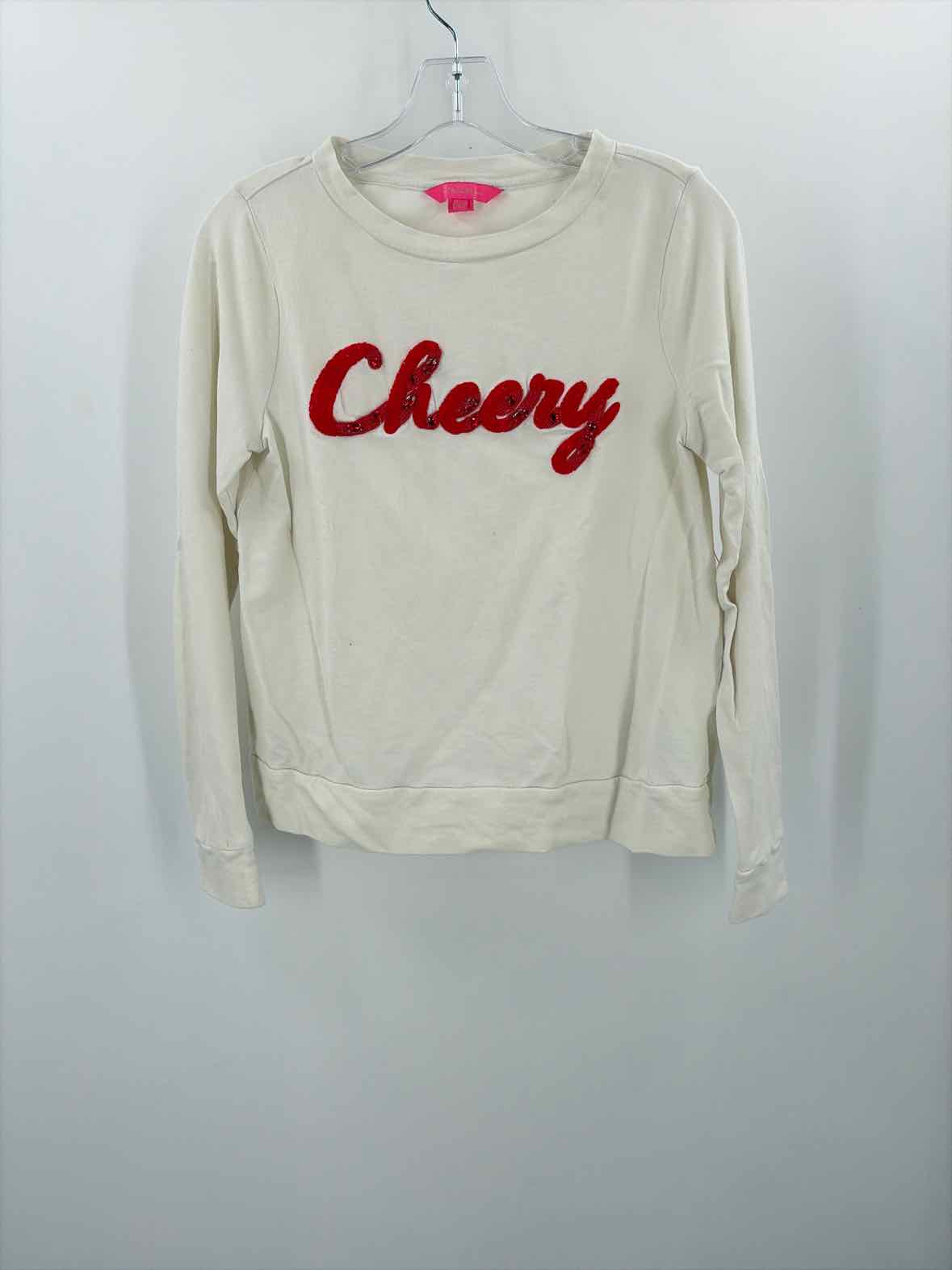Lilly Pulitzer Ivory Size XS Graphic Sweatshirt | True Fashionistas.