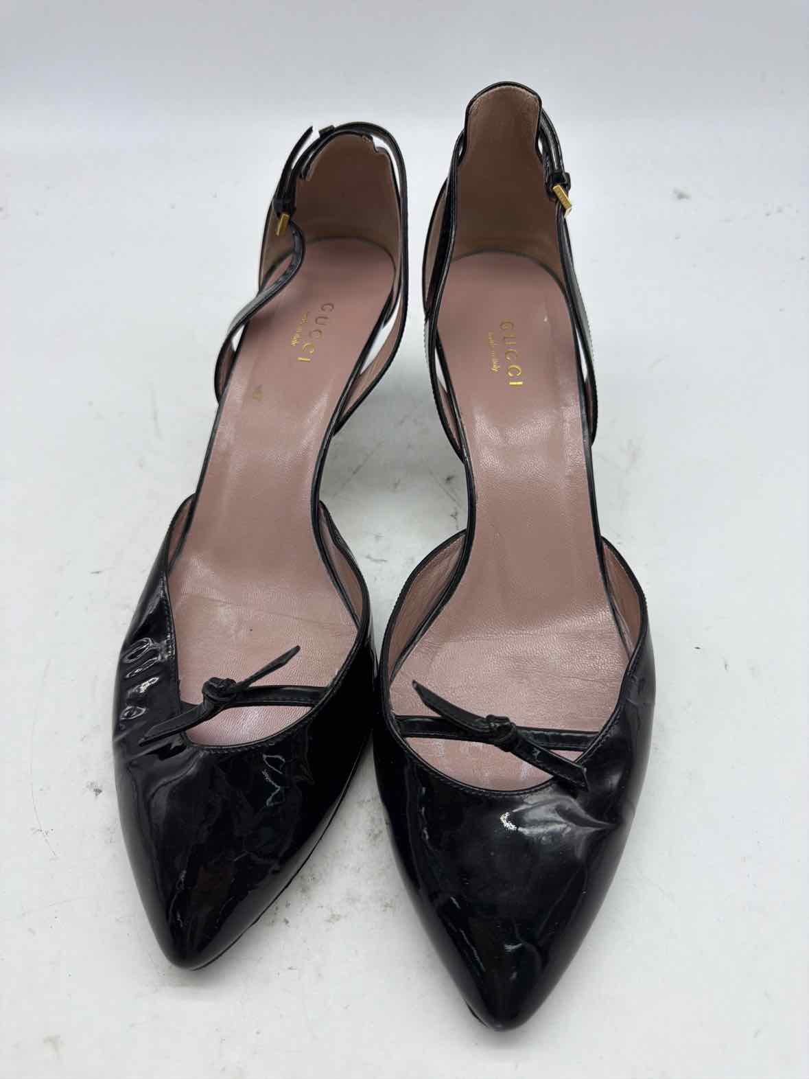 Pre-Owned Gucci Black Size 10 D'orsay Heels | True Fashionistas.