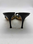 Pre-Owned Manolo Blahnik Black Size 37.5 Mule Heels | True Fashionistas.
