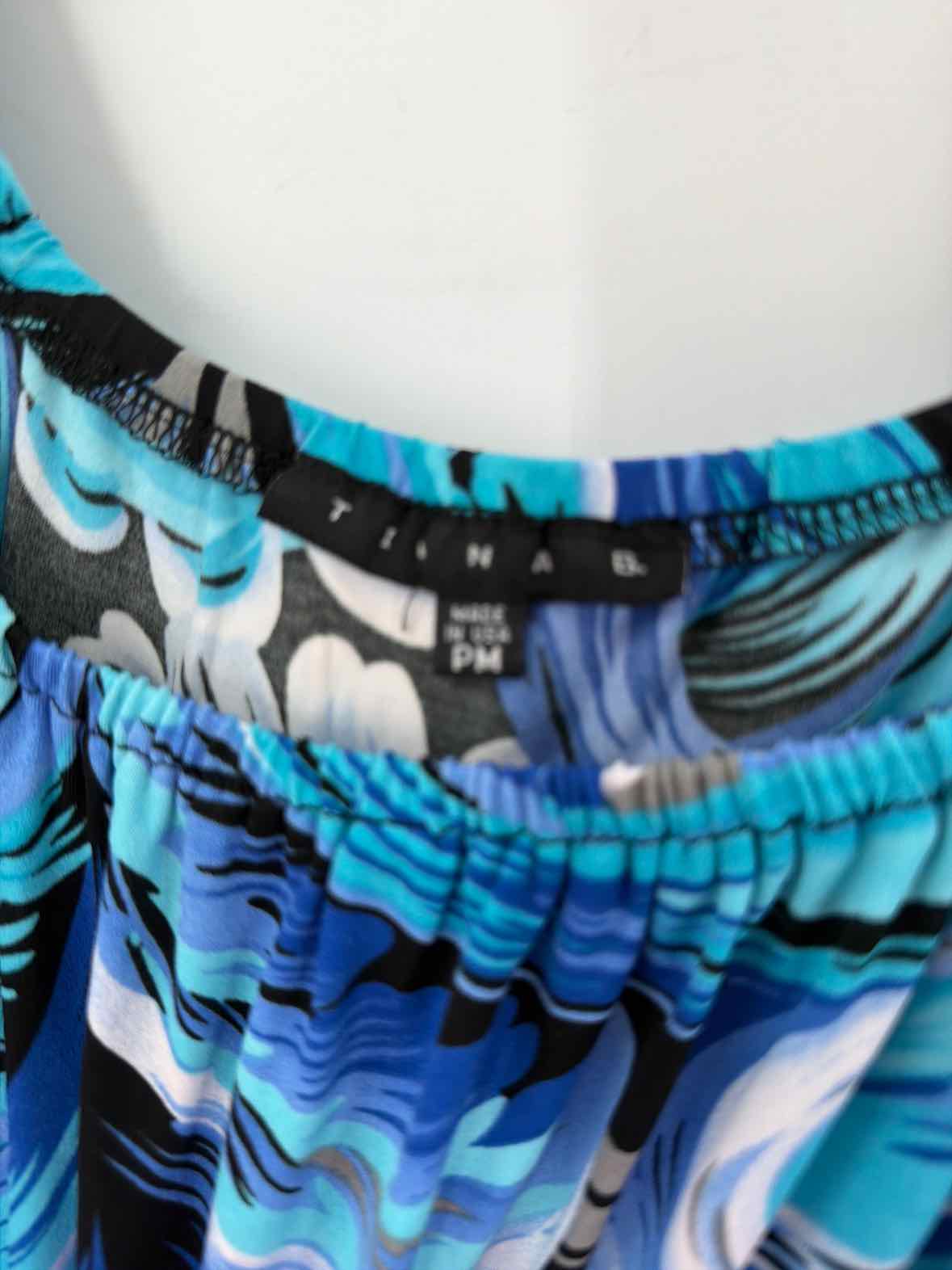 Pre-Owned Tiana B Blue Size Medium Short Short Sleeve Dress | True Fashionistas.