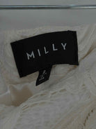 Pre-Owned Milly Ivory Size 2 Lace Cocktail Short Long Sleeve Dress | True Fashionistas.