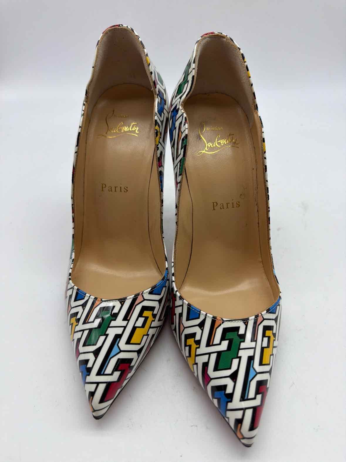 Pre-Owned Christian Louboutin Multi-Color Size 36.5 Stiletto Heels | True Fashionistas.