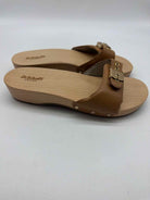 Pre-Owned Dr Scholls Tan Size 9 Wood Sandals | True Fashionistas.