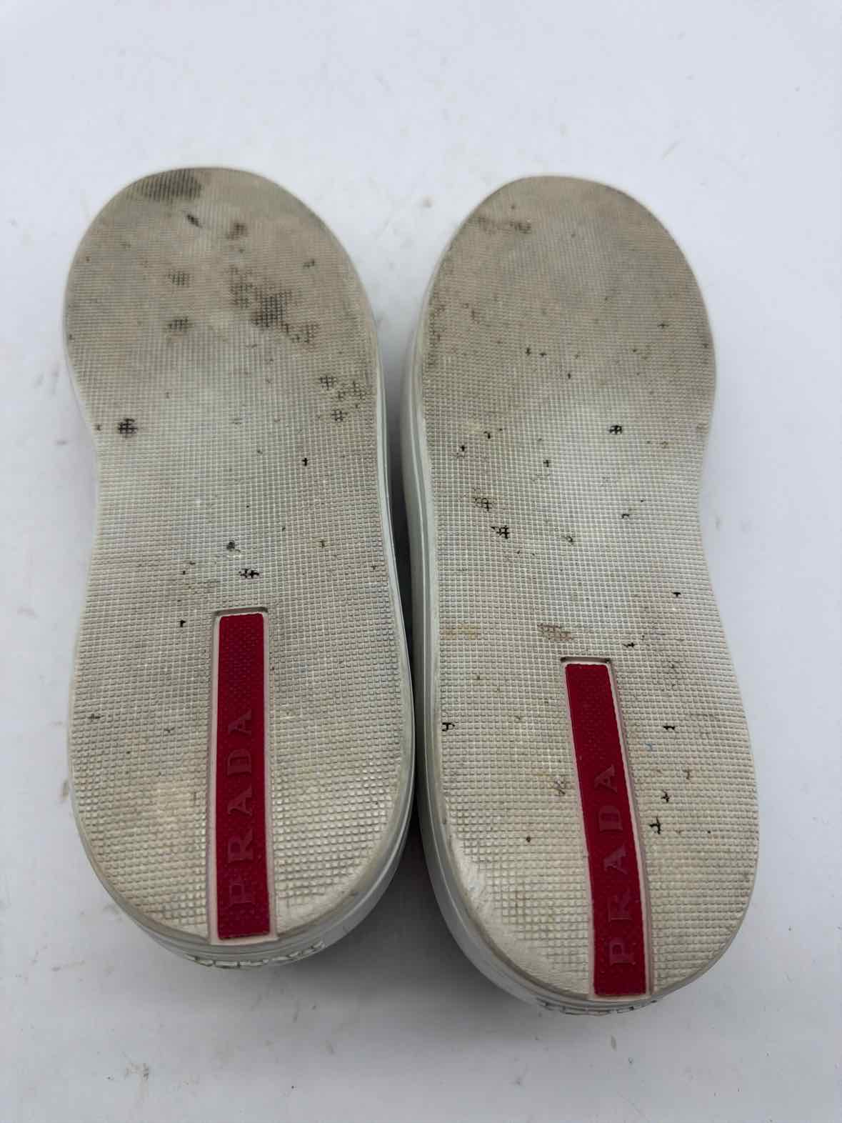 Pre-Owned Prada Tan Size 8 Slip On Flats | True Fashionistas.