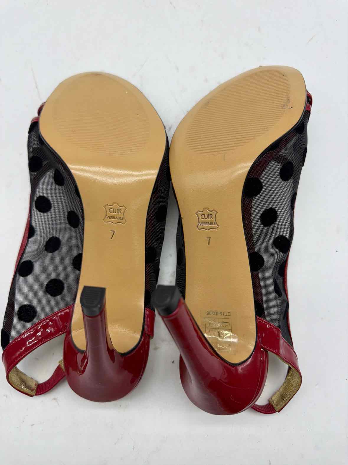Pre-Owned Marilyn's Black Size 7 Slingback Heels | True Fashionistas.