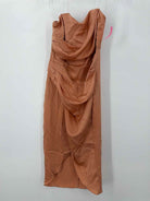 Pre-Owned Do + Be Tan Size Medium Short Strapless Dress | True Fashionistas.