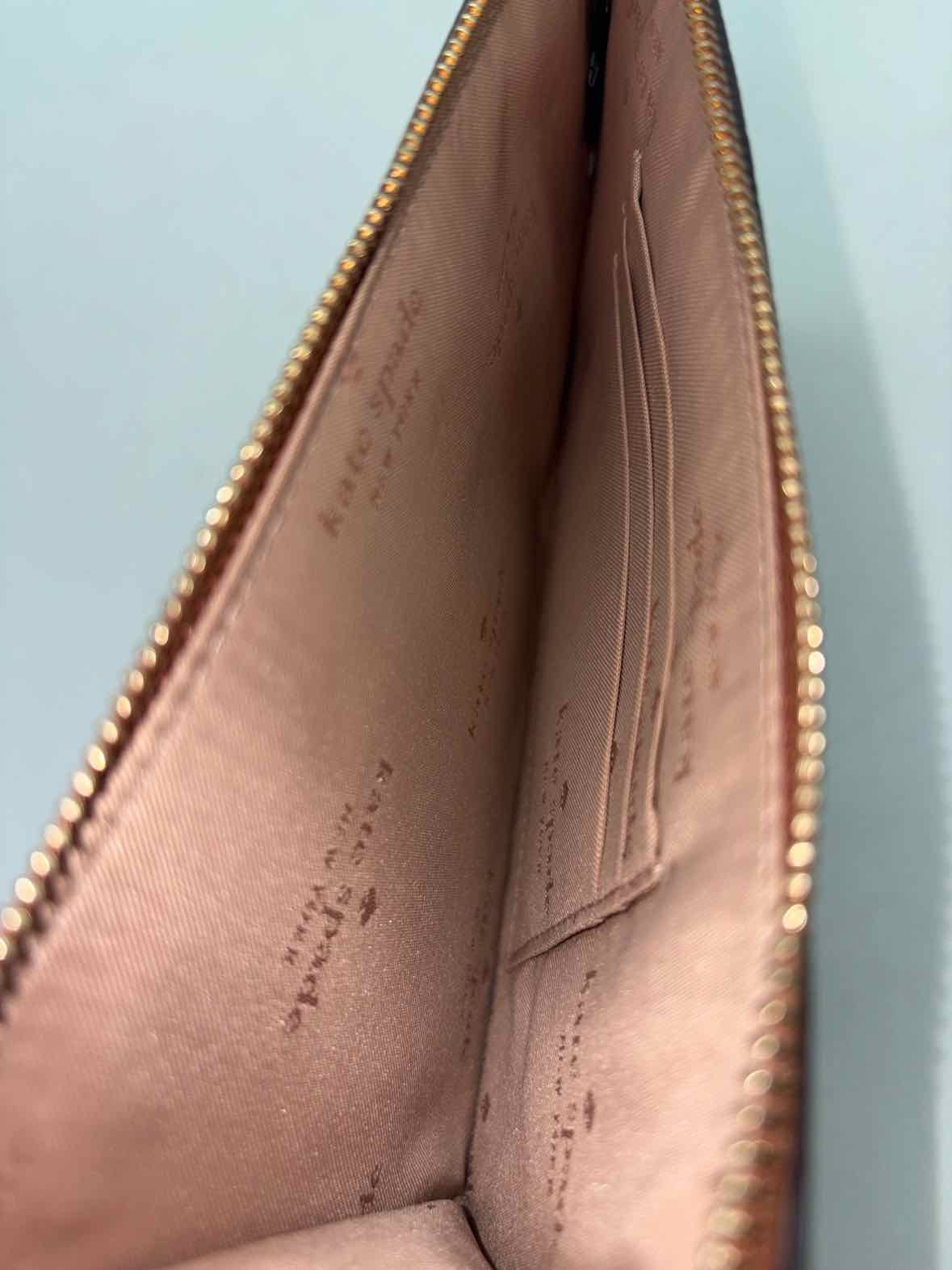 Pre-Owned Kate Spade Brown Pebbled Wristlet Wristlet | True Fashionistas.