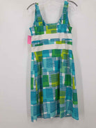 Pre-Owned Bo & Nic Blue Size Large Short Sleeveless Dress | True Fashionistas.