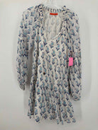 Pre-Owned Oliphant White Size Medium Short Long Sleeve Dress | True Fashionistas.