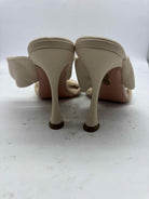 Pre-Owned Aquazzura Tan Size 11 Mule Heels | True Fashionistas.