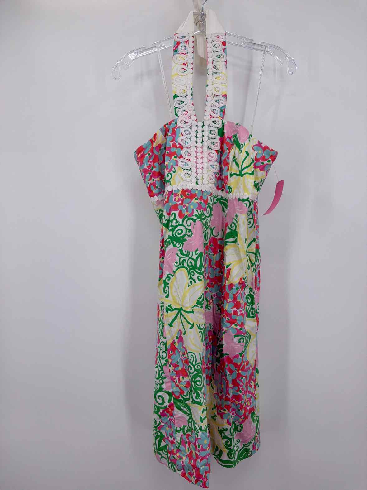Pre-Owned Lilly Pulitzer Green Size 8 Short Sleeveless Dress | True Fashionistas.