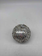 Silver Christmas Ball Ornament | True Fashionistas.