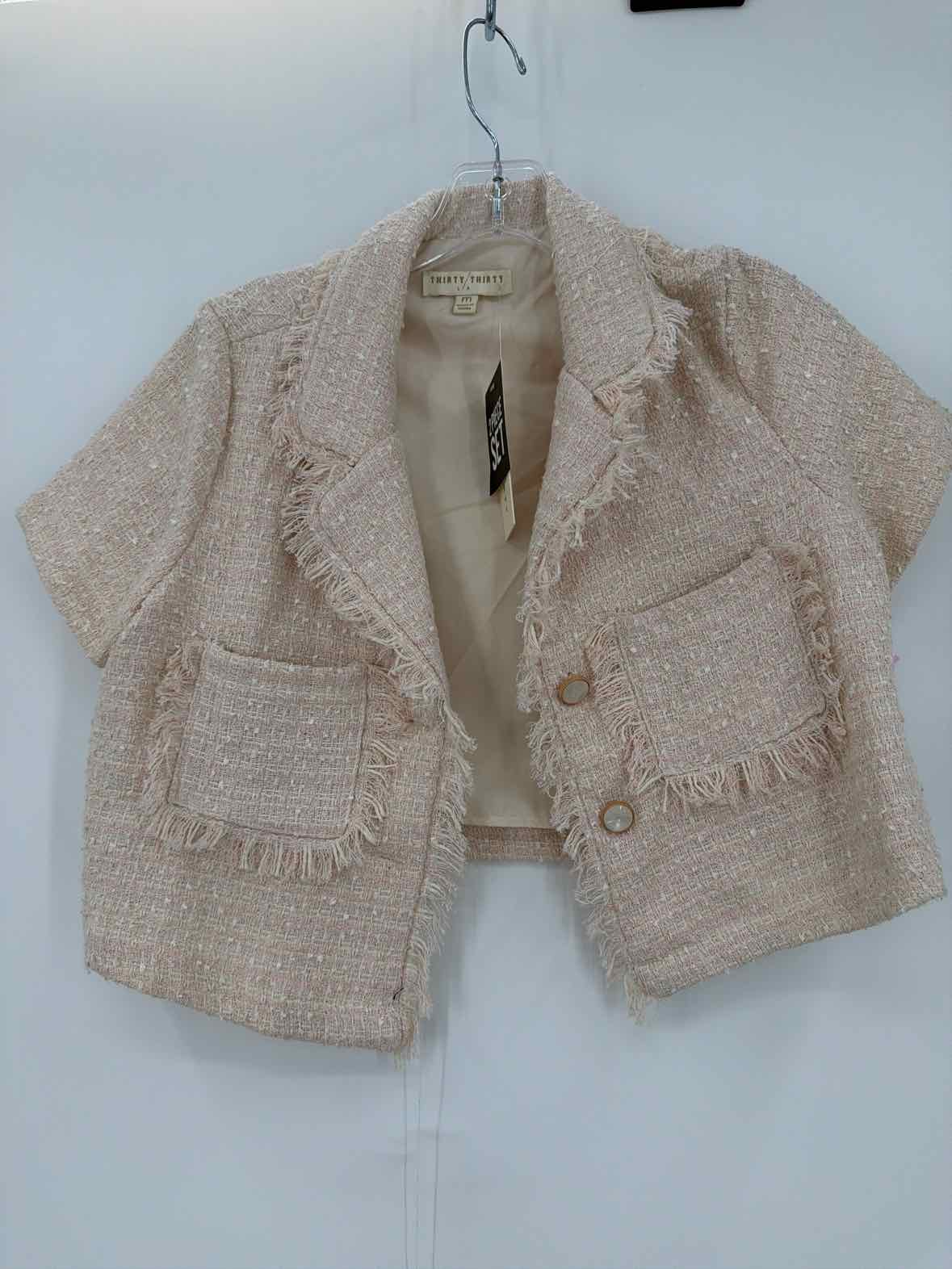 Pre-Owned Thirty/Thirty Ivory Size Medium Blazer | True Fashionistas.