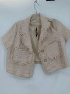 Pre-Owned Thirty/Thirty Ivory Size Medium Blazer | True Fashionistas.