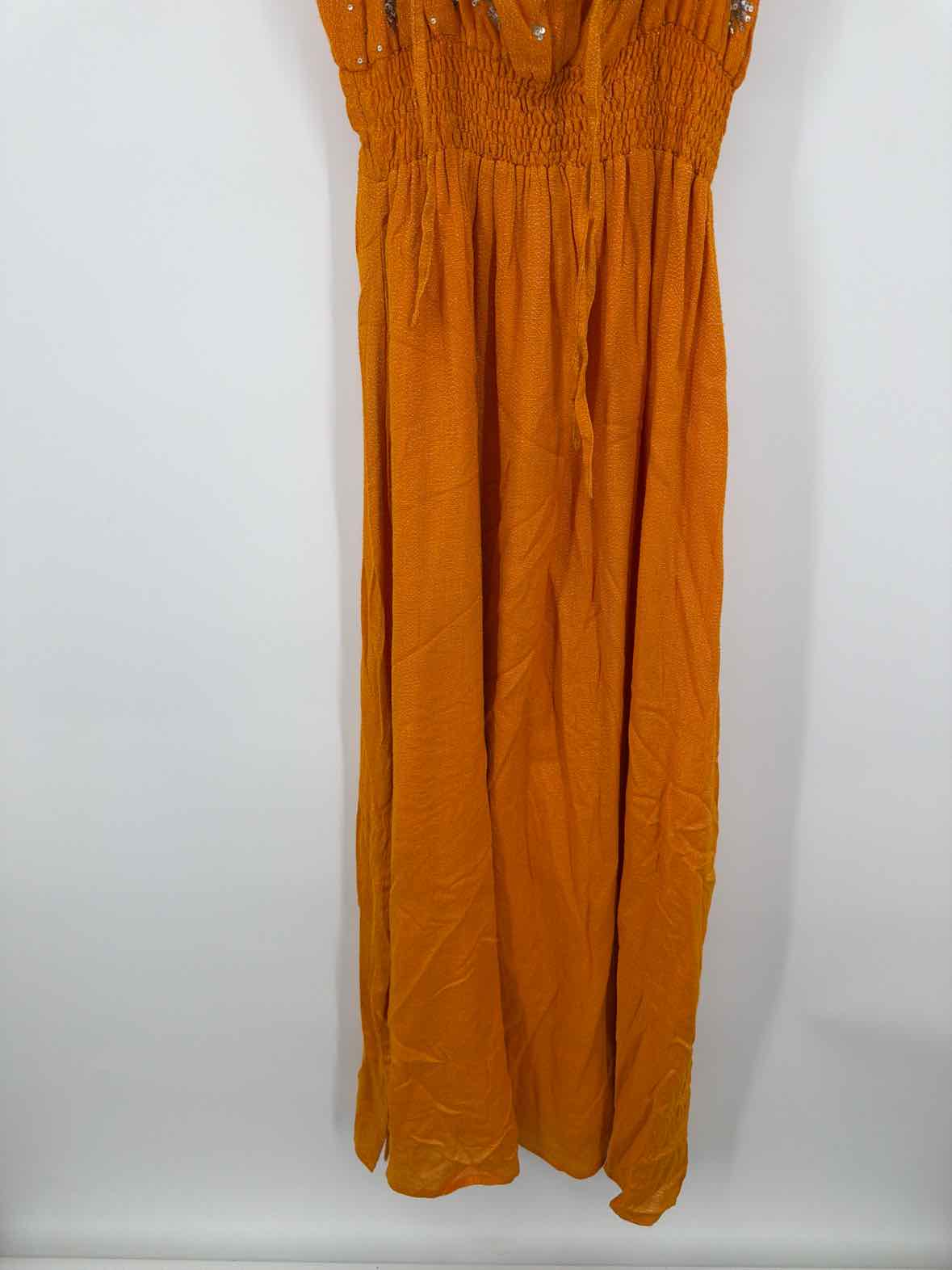Pre-Owned Sundress Yellow Size M/L Long Sleeveless Dress | True Fashionistas.