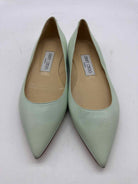 Pre-Owned Jimmy Choo Blue Size 36 Slip On Flats | True Fashionistas.