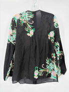 Pre-Owned Kobi Halperin Black Size Medium Blouse | True Fashionistas.