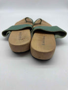 Pre-Owned Trippen Green Size 38 Wood Sandals | True Fashionistas.