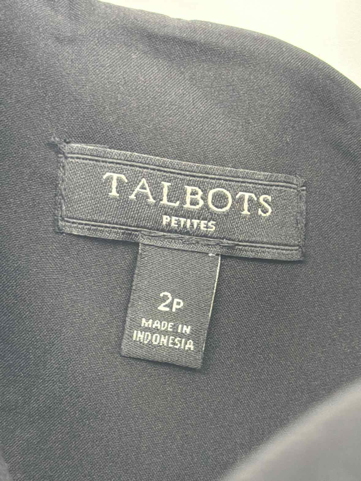 Pre-Owned Talbots Black Size 2 Short Sleeveless Dress | True Fashionistas.