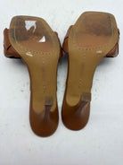 Pre-Owned Vince Camuto Tan Size 8.5 Mule Heels | True Fashionistas.