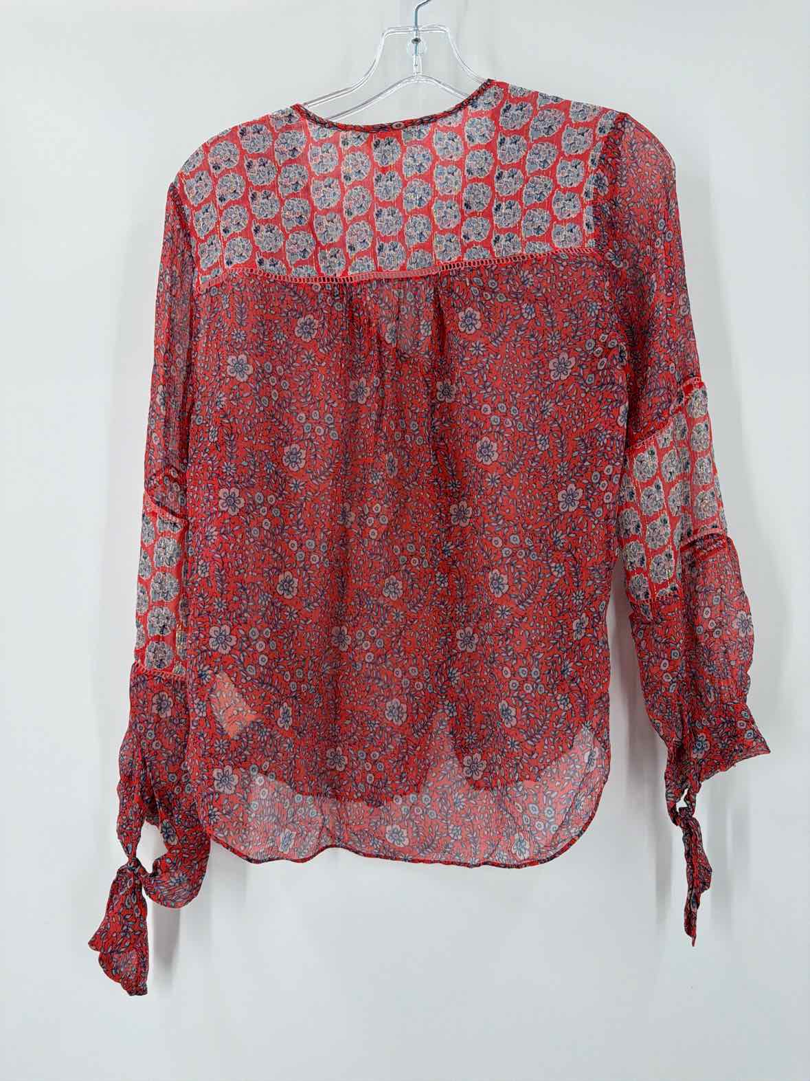 Pre-Owned Rebecca Taylor Red Size 2 Blouse | True Fashionistas.