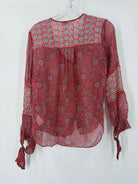 Pre-Owned Rebecca Taylor Red Size 2 Blouse | True Fashionistas.