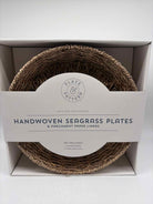Plate & Pattern Tan Raffia Plates Set of 4 | True Fashionistas.