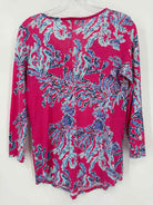 Pre-Owned Lilly Pulitzer Pink Size Small Tunic Blouse | True Fashionistas.