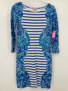 Pre-Owned Lilly Pulitzer Blue Size XS Short Long Sleeve Dress | True Fashionistas.