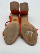 Pre-Owned Alexander Bernard Orange Size 38 Block Heels | True Fashionistas.