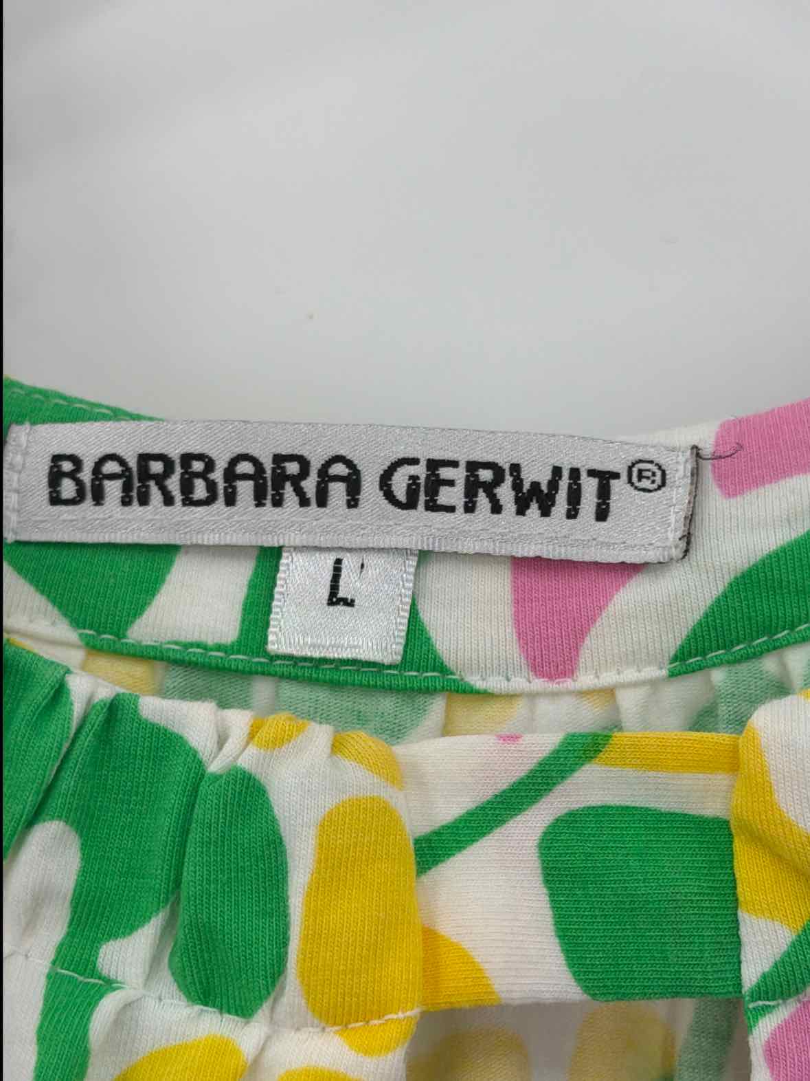 Pre-Owned Barbara Gerwit Green Size Large Short Sleeveless Dress | True Fashionistas.