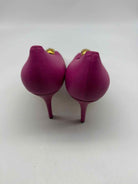 Pre-Owned Alexander McQueen Pink Size 39 Peep Toe Heels | True Fashionistas.