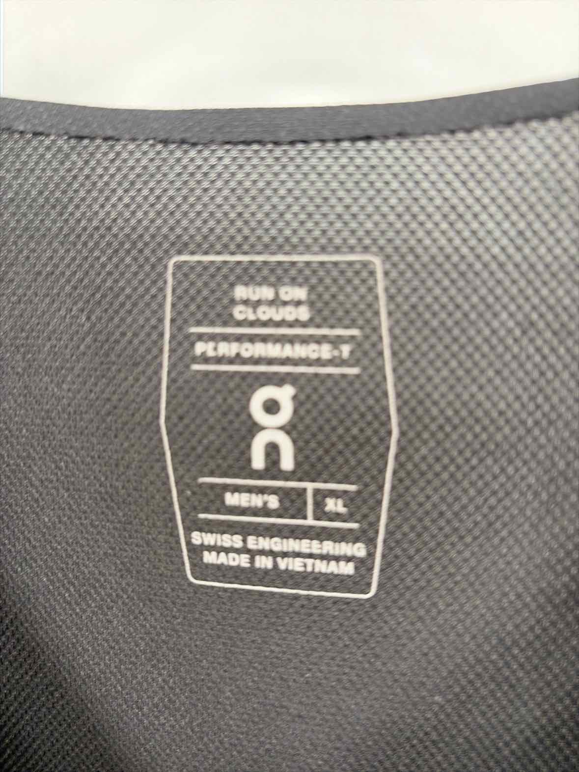 On Black XL Men's Athletic Tee | True Fashionistas.