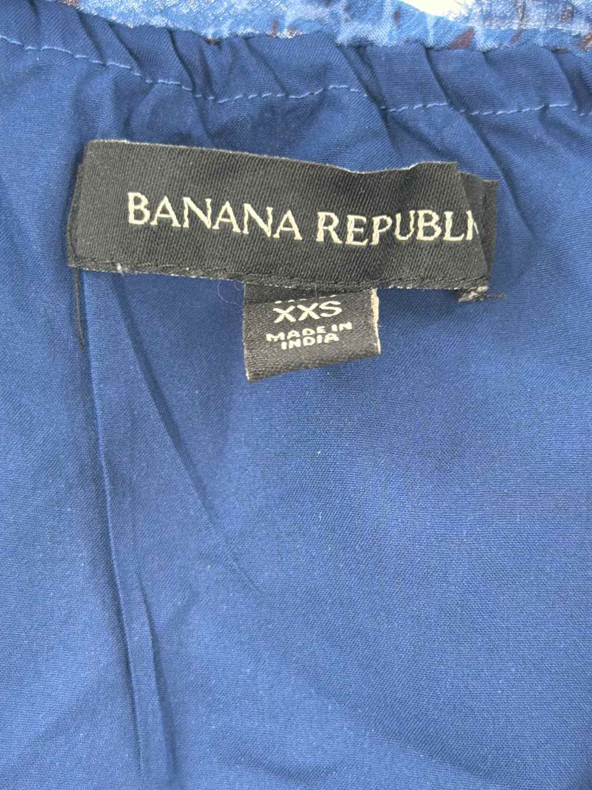 Pre-Owned Banana Republic Blue Size XXS Short Long Sleeve Dress | True Fashionistas.