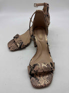 Pre-Owned Kelly & Katie Tan Size 7.5 Block Heel Heels | True Fashionistas.