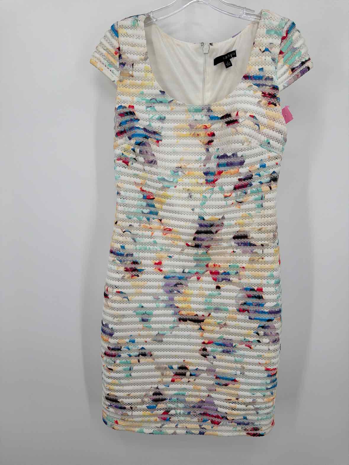 Pre-Owned Sangria White Size 4 Short Sleeveless Dress | True Fashionistas.
