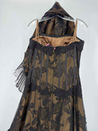 Pre-Owned Jovani Black Size 14 Lace Goddess Long Evening Gown | True Fashionistas.