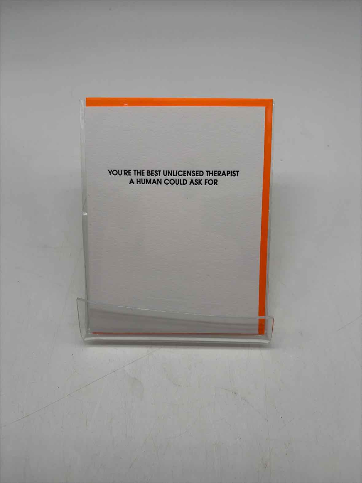 Unlicensed Therapist Greeting Card | True Fashionistas.