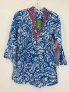 Pre-Owned Lilly Pulitzer Blue Size XS Tunic Blouse | True Fashionistas.