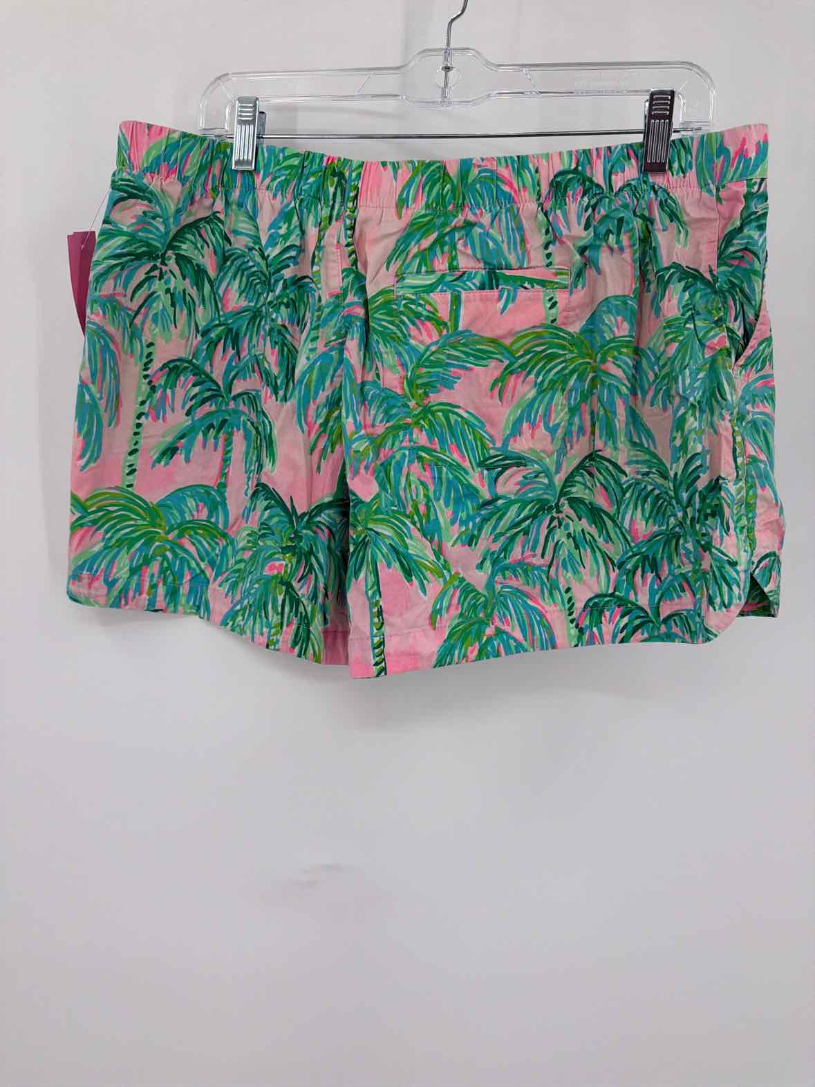 Pre-Owned Lilly Pulitzer Green Size Large Printed Shorts | True Fashionistas.